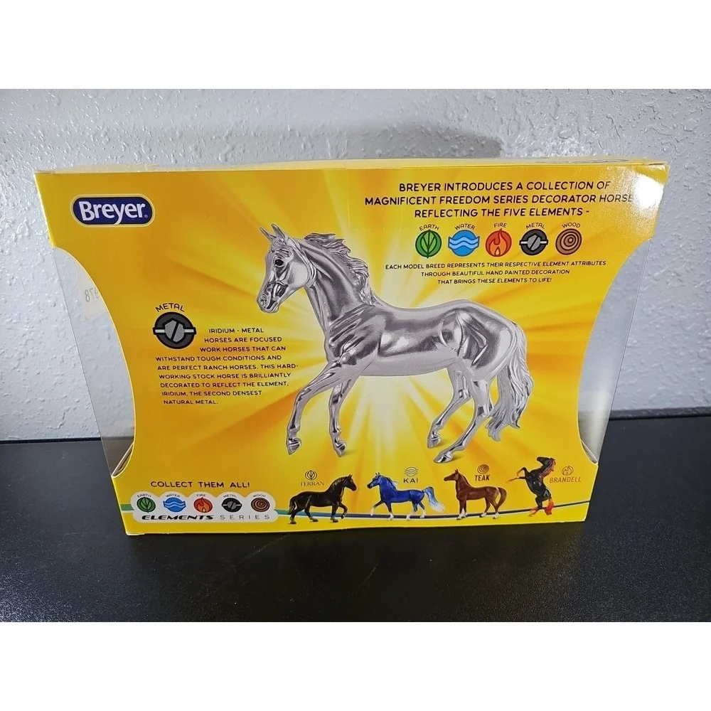 Breyer‎ 2024 New Iridium Metal Elements Silver Harper Classic Horse 1:12 Freedom